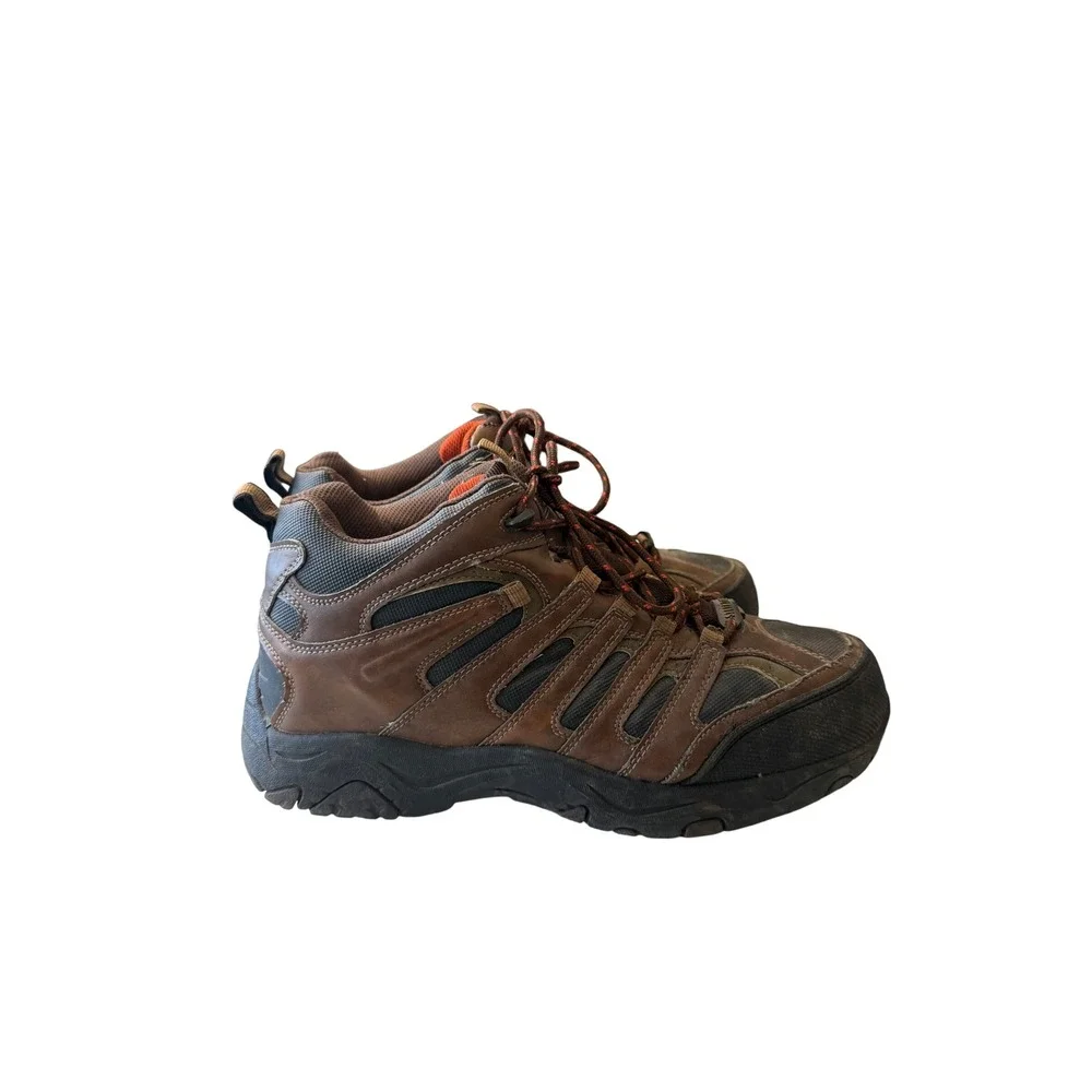 Rustler Advantage Steel Toe Work Boots Brown Leather Hiking Utility Mens 11.5